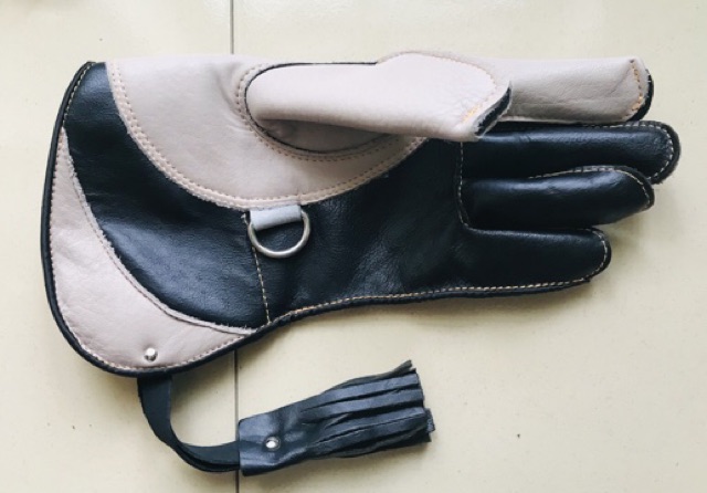 Găng tay 2 lớp da bò cao cấp dài 30cm.