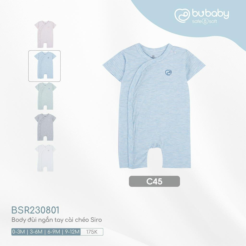 [CHÍNH HÃNG] Body đùi cài chéo ngắn tay họa tiết cho bé Siro BRS230801 Bu