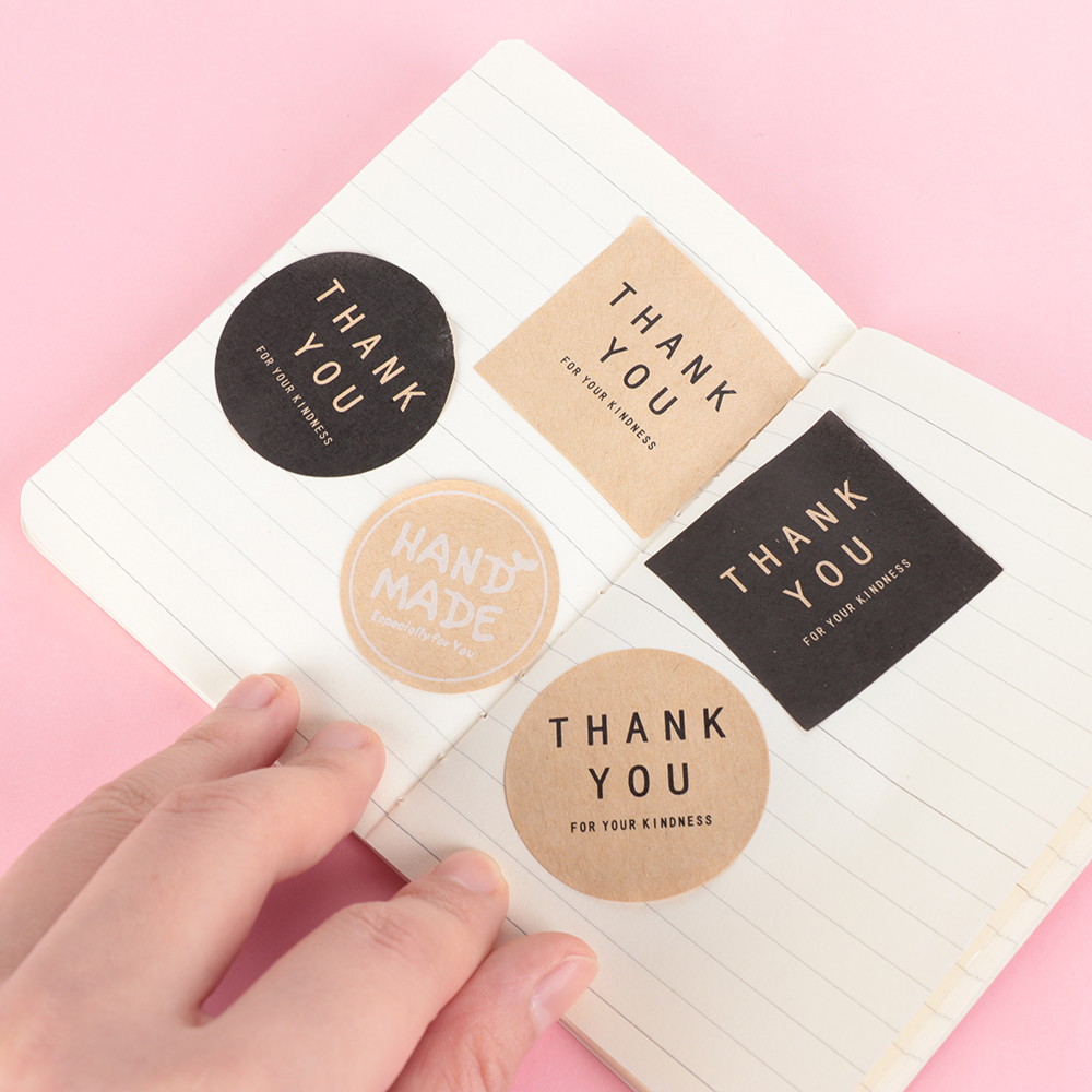 UUMIR Sticker tự dính họa tiết chữ thank you sành điệu