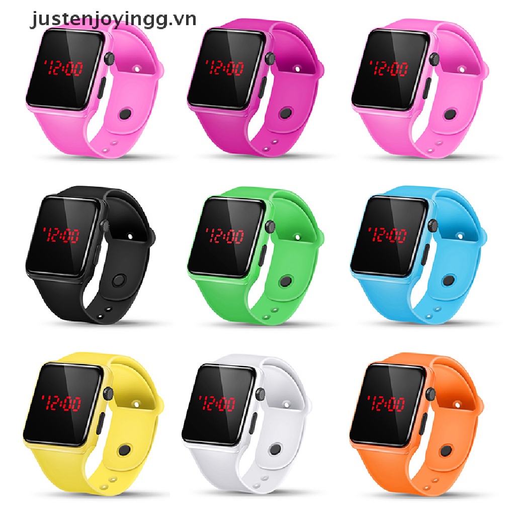 Đồng Hồ Đeo Tay Kỹ Thuật Số Có Đèn Led Dây Silicon Chống Thấm Nước Cho Bé | BigBuy360 - bigbuy360.vn