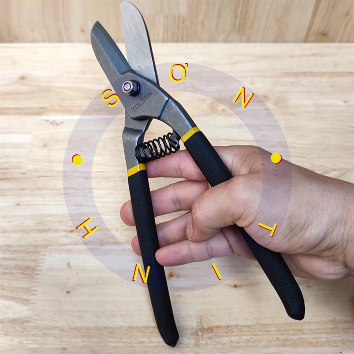 KỀM Kéo cắt tôn TOLSEN TINSMAN'S SNIP 10” / 250MM 30030