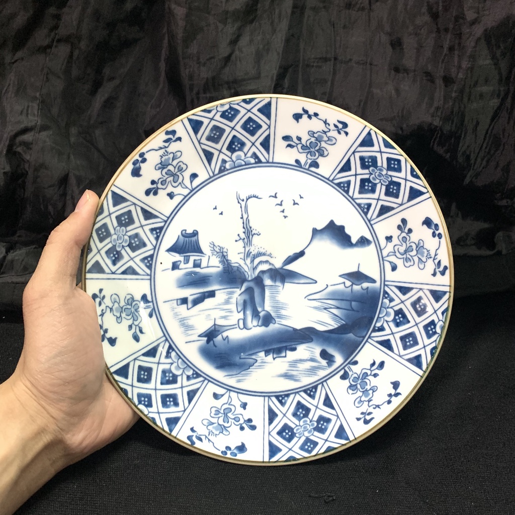 Đĩa xoài sứ DECOR &quot;Sươn Thủy&quot; - OHOHO HOME