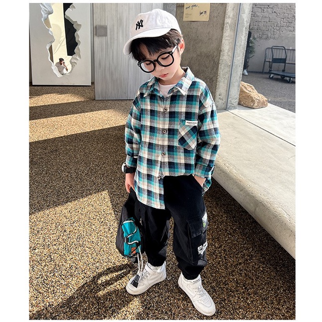 Áo sơ mi bé trai mập 30kg, 3 - 12 tuổi☑️ Thời trang bé 12 tuổi ☑️ Quần áo bé trai 6 tuổi size đại 30kg 35kg