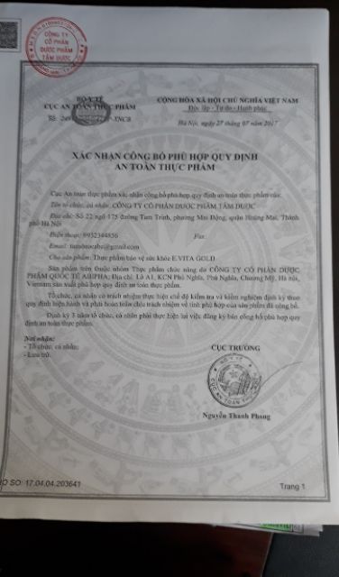 VITAMIN E - E.VITAGOLD THIÊN NHIÊN đẹp da chống lão hóa