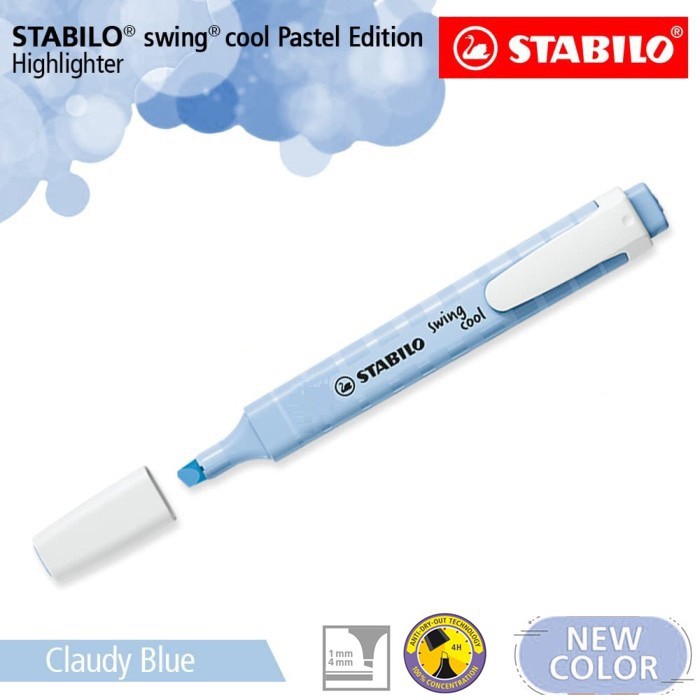 Combo 05 bút dạ quang Stabilo Swing Cool Highlighter – UP.PENS Collection – Pastel Cool Colors