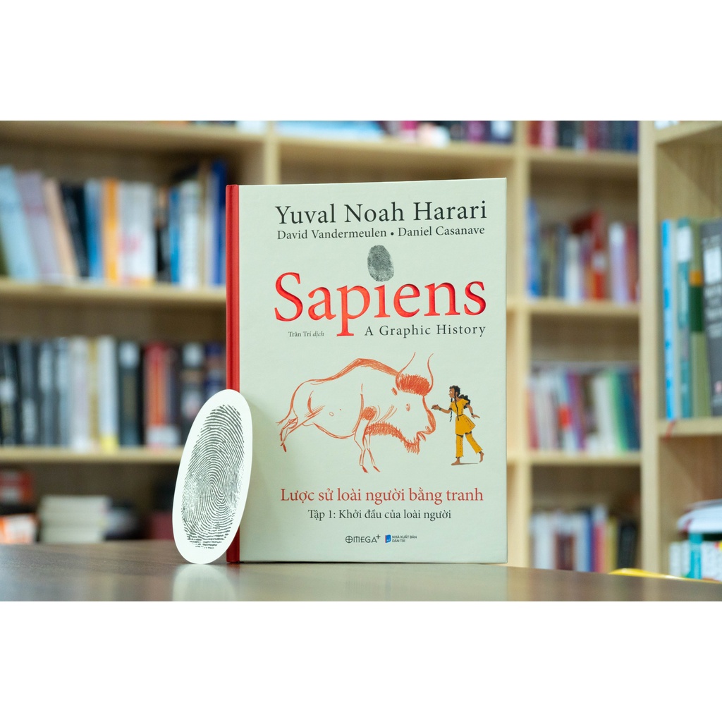 Sách - Combo Sapiens: Lược Sử Loài Người Bằng Tranh - Tập 1 + Tập 2 (Tặng kèm 10 bookmark nhân vật)