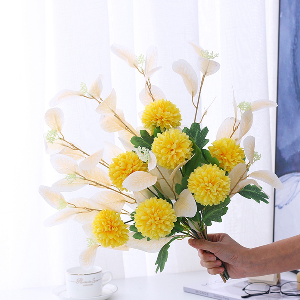 Bó Hoa Nhân Tạo Không Dệt Để Bàn Lung Linh Thích Hợp Trang Trí Đám Cưới