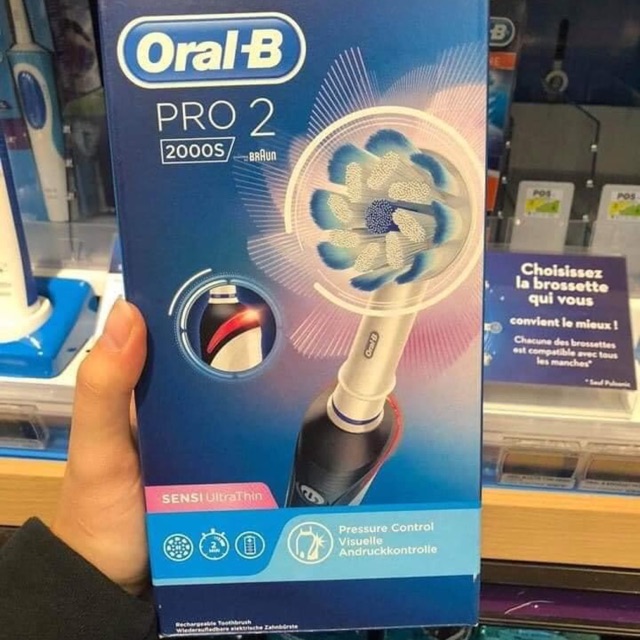 Bàn chải điện Oral B Braun Pro2 2000s
