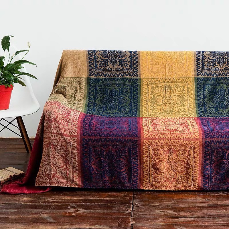 Thảm vintage phủ ghế sofa siêu mềm mịn UK15