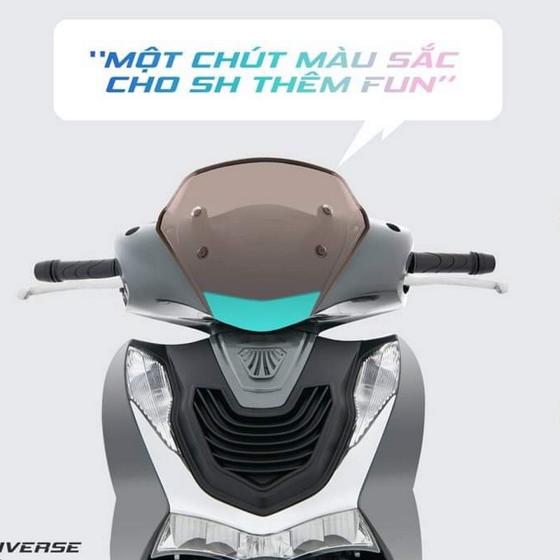 CHẮN GIÓ XE MÁY, MÃO XE MÁY ĐỘ TRONG SUỐT GẮN XE SH ĐỜI 2020 VỪA TRANG TRÍ XE VỪA CHẮN GIÓ