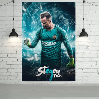 Decal dán tường cầu thủ Barcelona