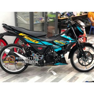 Tem rời satria xanh f150