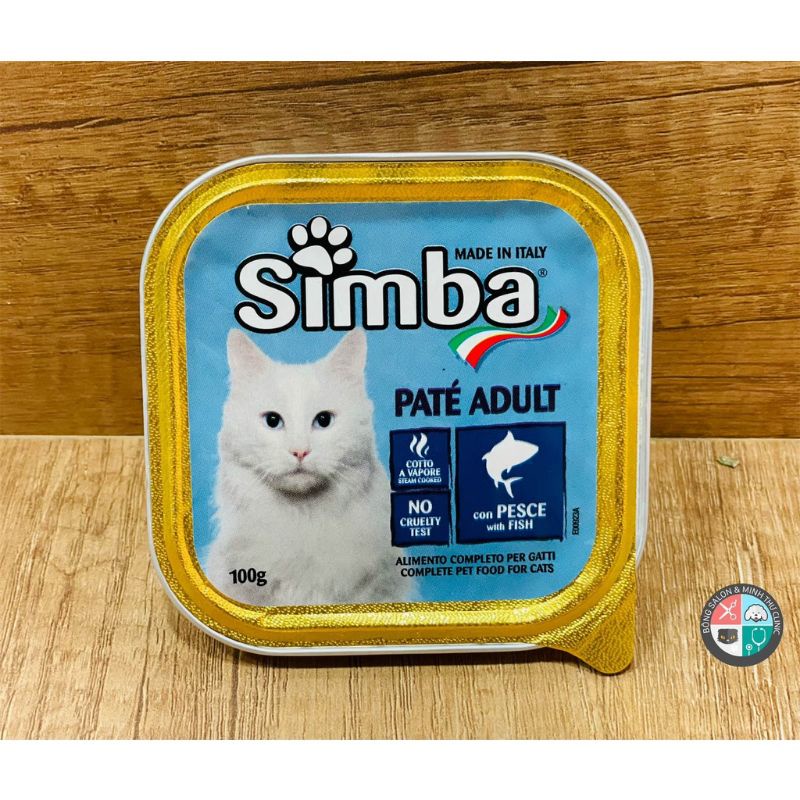 Pate Simba cho mèo vị Cá Ngừ xuất xứ Italy 100 gr
