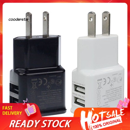 Củ Sạc 2 Cổng Usb 5v 2.1a Cho Samsung Iphone Ipad Ipod