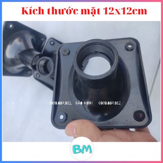 Họng loa treble kèn h12x12 cm ren xoáy - giá 2 cái - phễu loa treble kèn ren xoáy