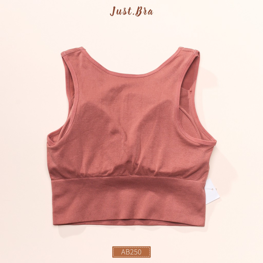 Áo ngực Just Bra dáng croptop năng động có mút mỏng AB250 | BigBuy360 - bigbuy360.vn