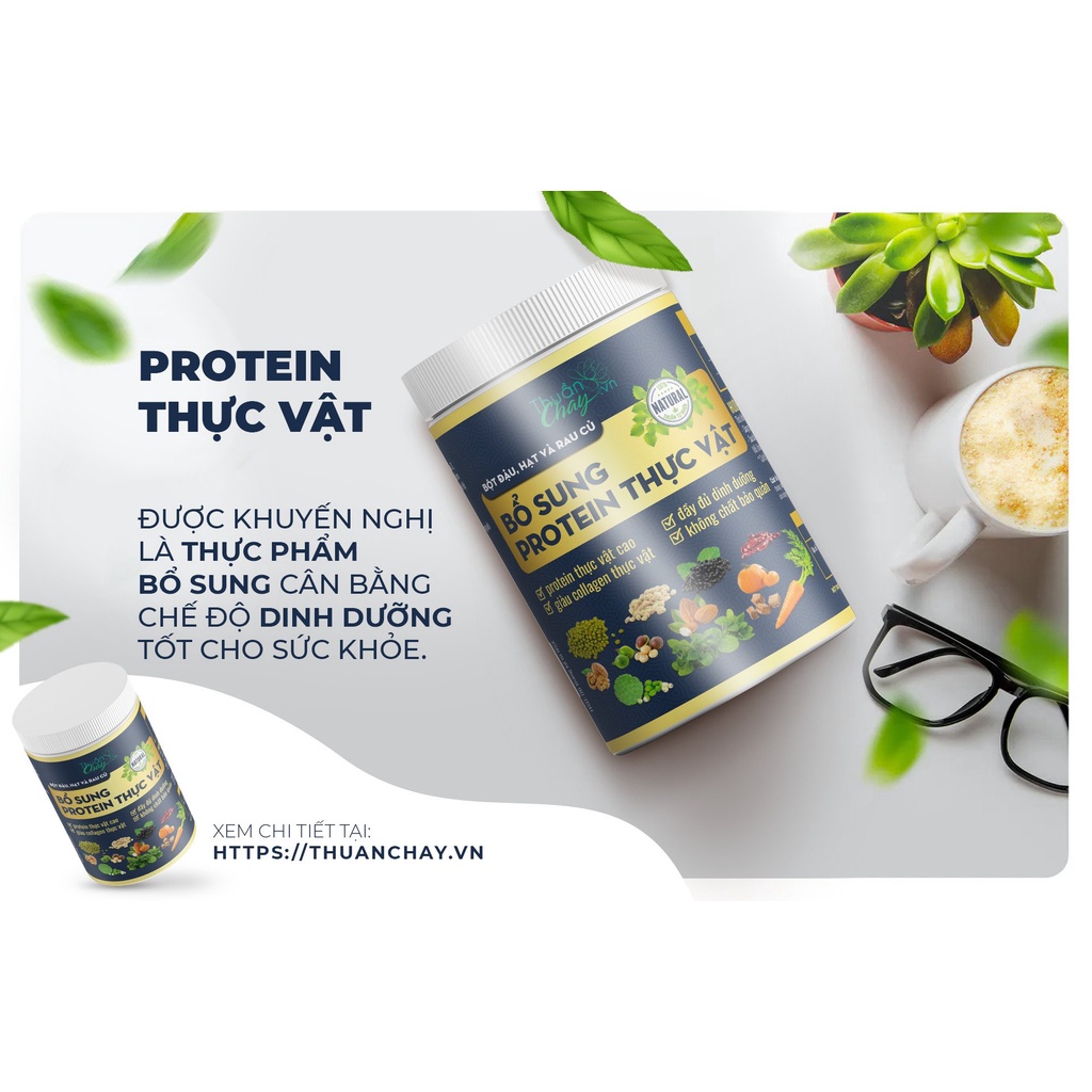 Bột Đậu Hạt Và Rau Củ Bổ Sung Protein Thực Vật Thuần Chay