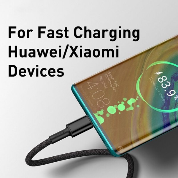 Cáp sạc nhanh TypeC to TypeC Baseus High Density Braided PD 100W 5A/20V, E-marker Chip, Data Cable - Nhất Tín Computer