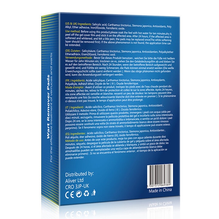 Miếng dán tẩy mụn cóc, mụn nhọt vết chai  (Hộp 24 miếng)