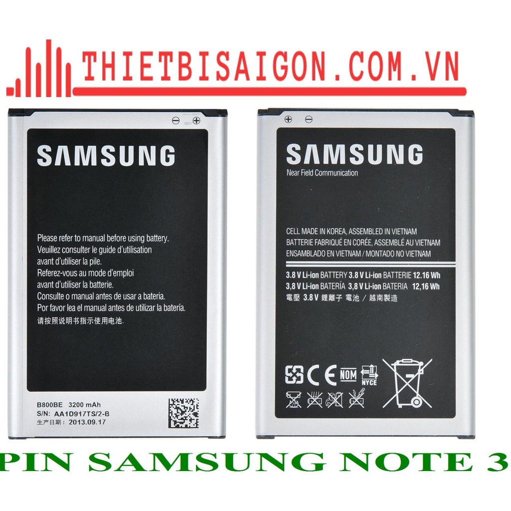PIN SAMSUNG NOTE 3