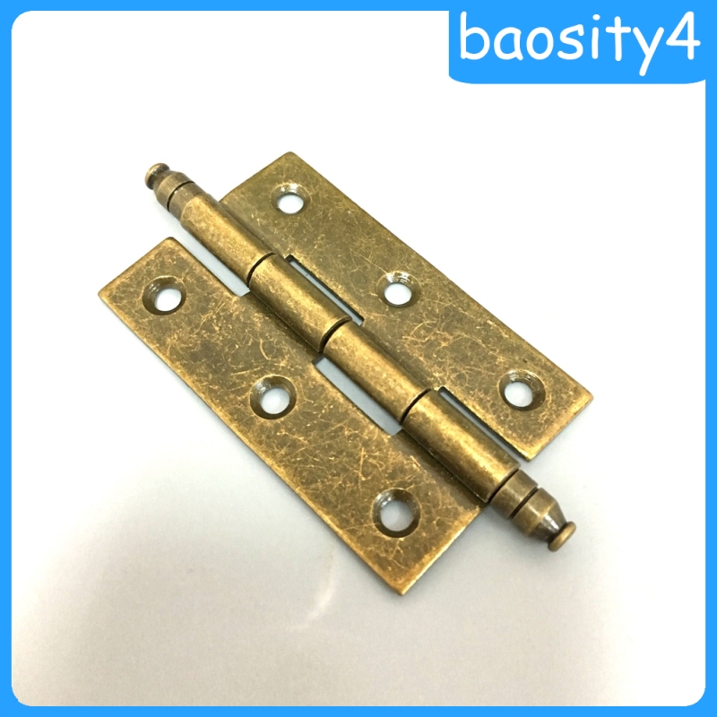 Bản Lề Mini Bằng Đồng Thau Hình Bướm Dành Cho Ngăn Kéo Tủ Gỗ # 1 4