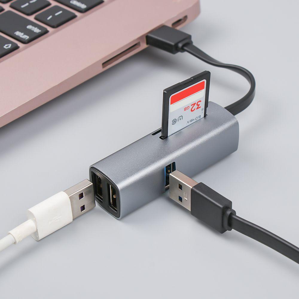 Bộ Chia OTG USB 3.0 Bằng Hợp Kim Nhôm Tốc Độ Cao