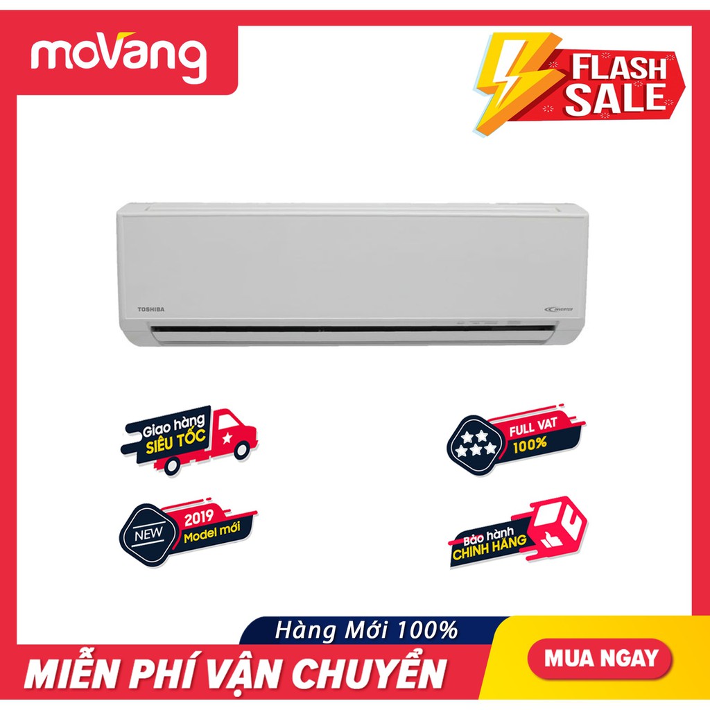 MIỄN PHÍ CÔNG LẮP ĐẶT - Máy lạnh Toshiba Inverter 1 HP RAS-H10D2KCVG-V (2020) - Loại máy Điều hoà 1 chiều