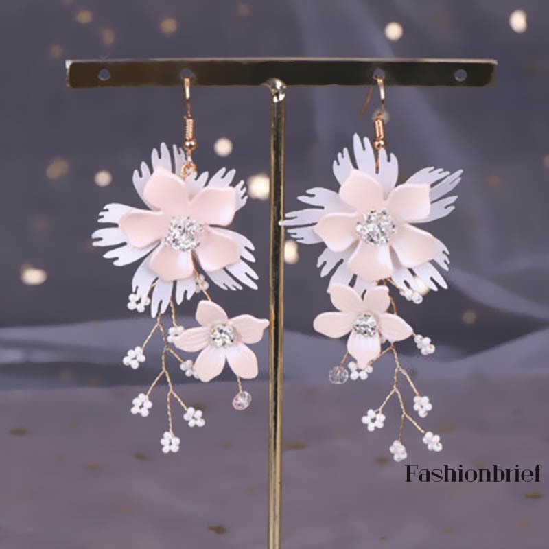 Set phụ kiện đính hạt pha lê thời trang dành cho cô dâu