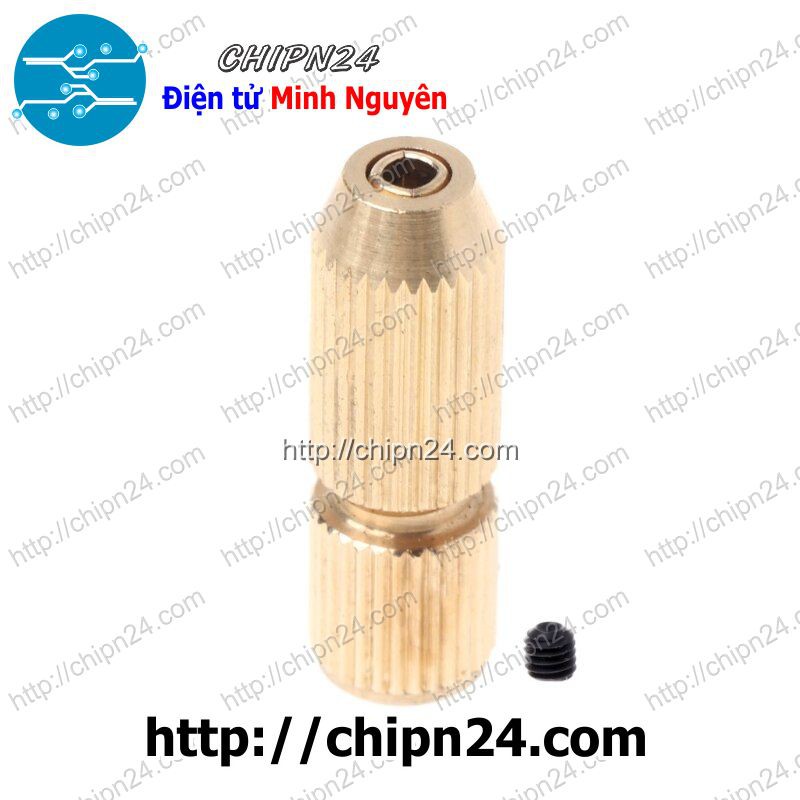 [1 CÁI] (KG1) Đầu Kẹp Mũi Khoan MK2332 (Tặng 1 Cây M3 Mở Lục Giác) (Trục 2.3mm Kẹp mũi từ 2.5-3.17mm)