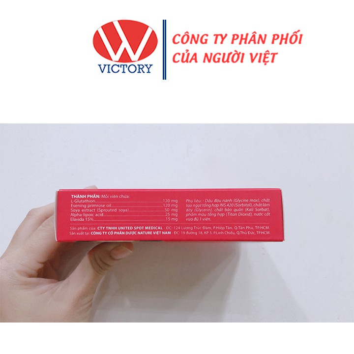 Viên Uống Trắng Da LADORAX (Hộp 20 Viên) - Hạn Chế Quá Trình Lão Hóa Da - Victory Pharmacy