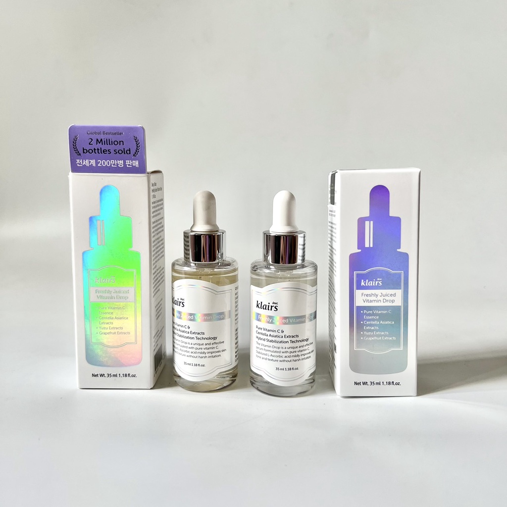 Tinh Chất Vitamin C Giúp Mờ Thâm Nám, Trắng Sáng Dành Dear, Klairs Freshly Juiced Vitamin Drop 35ml