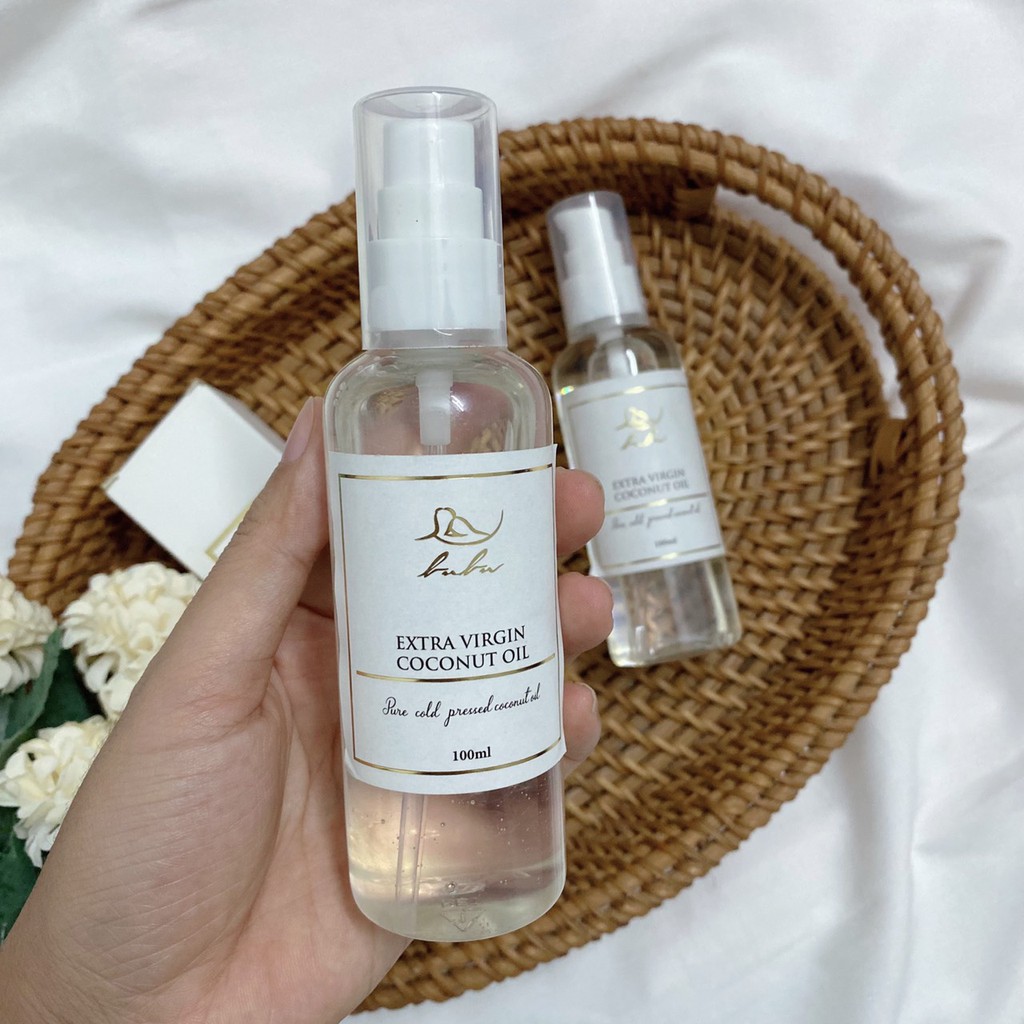 Dầu Dừa chiết xuất nguyên chất ép lạnh Mỹ phẩm, dưỡng mi, dưỡng tóc, dưỡng môi,dưỡng da chai xịt 100ml DATE 7/2023