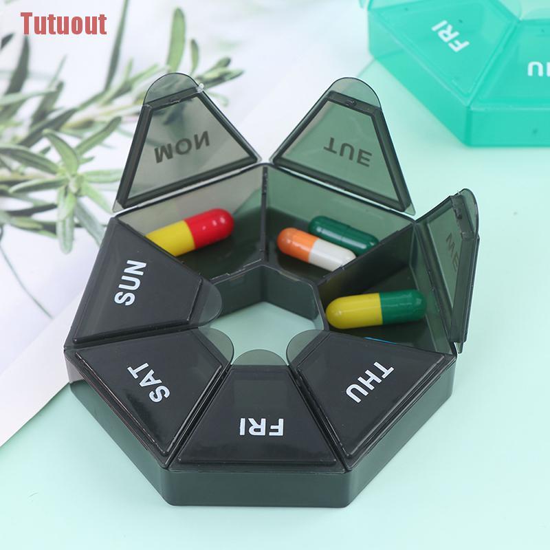 Hộp nhựa đựng thuốc 7 ngày tiện dụng