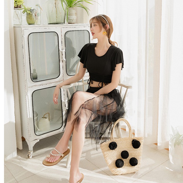 BIKINI đồ bơi nữ 3 mảnh phối ren siêu đẹp - thời trang đi biển | BigBuy360 - bigbuy360.vn