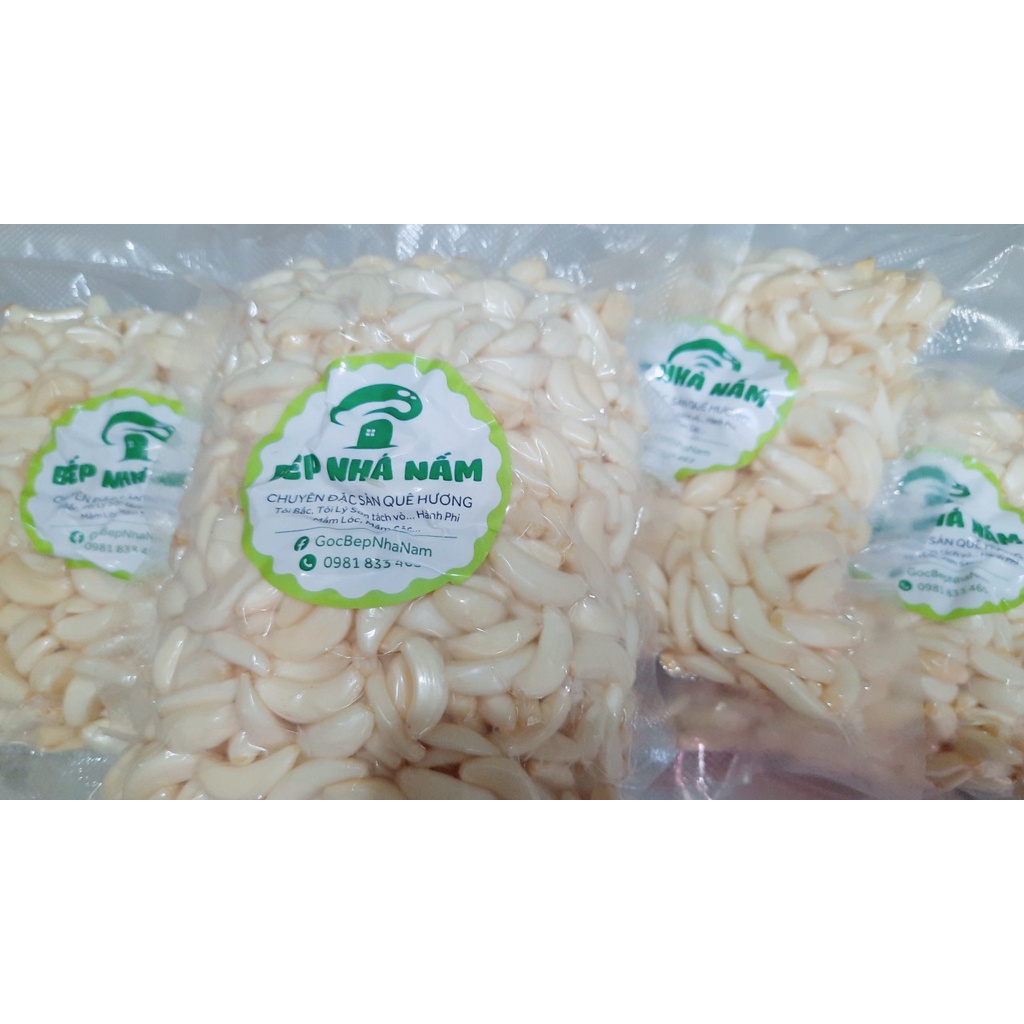 TỎI LÝ SƠN LỘT SẴN HÚT CHÂN KHÔNG (TÚI 500 Gram) - Nên đặt HỎA TỐC khi cùng TPHCM