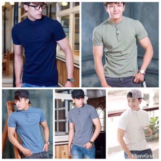 Áo thun nam Hàn Quốc cổ lãnh tụ (Kèm ảnh thật sp)