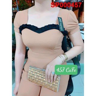 Đồ bộ thun cát hàn xếp ly cúp ngực 457