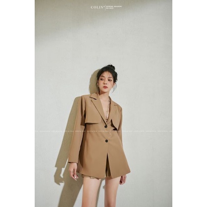 [COLIN CLOTHING] Áo vest nữ vai vạt tay dài form rộng | BigBuy360 - bigbuy360.vn