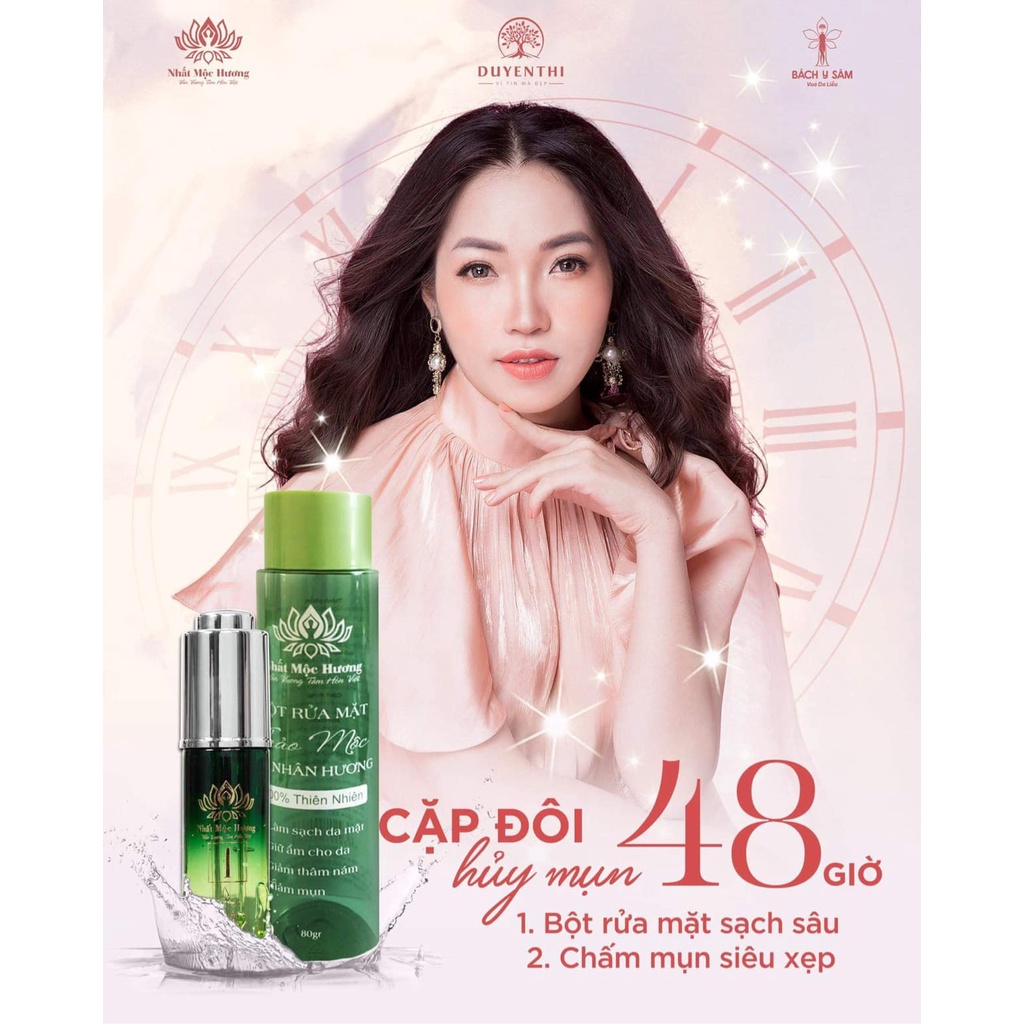 Bột Rửa Mặt Mỹ Nhân Hương Bách Y Sâm - Nhất Mộc Hương