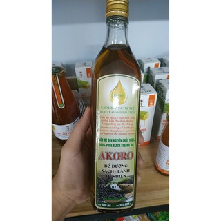 Dầu mè đen nguyên chất Akoro 500ml