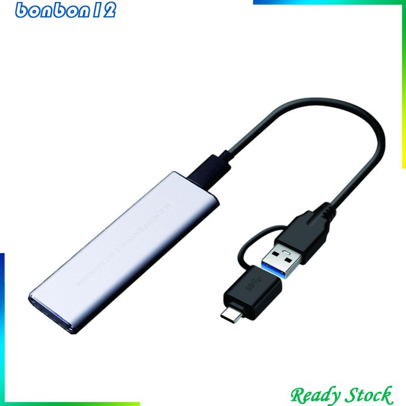 [Home Appliances] M.2 NVME SSD SATA Enclosure Adapter USB C Case Dual Protocol | BigBuy360 - bigbuy360.vn