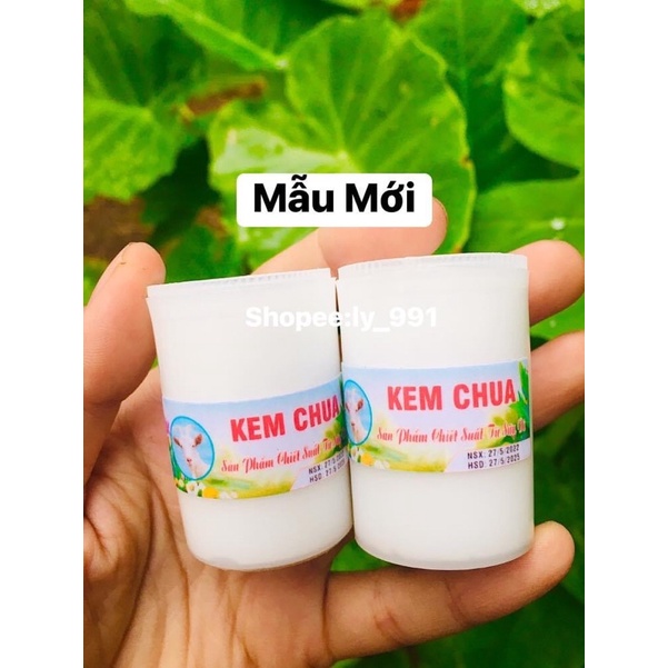 ( Hàng chuẩn) Kem chua dưỡng trắng da sữa dê Kim Hằng