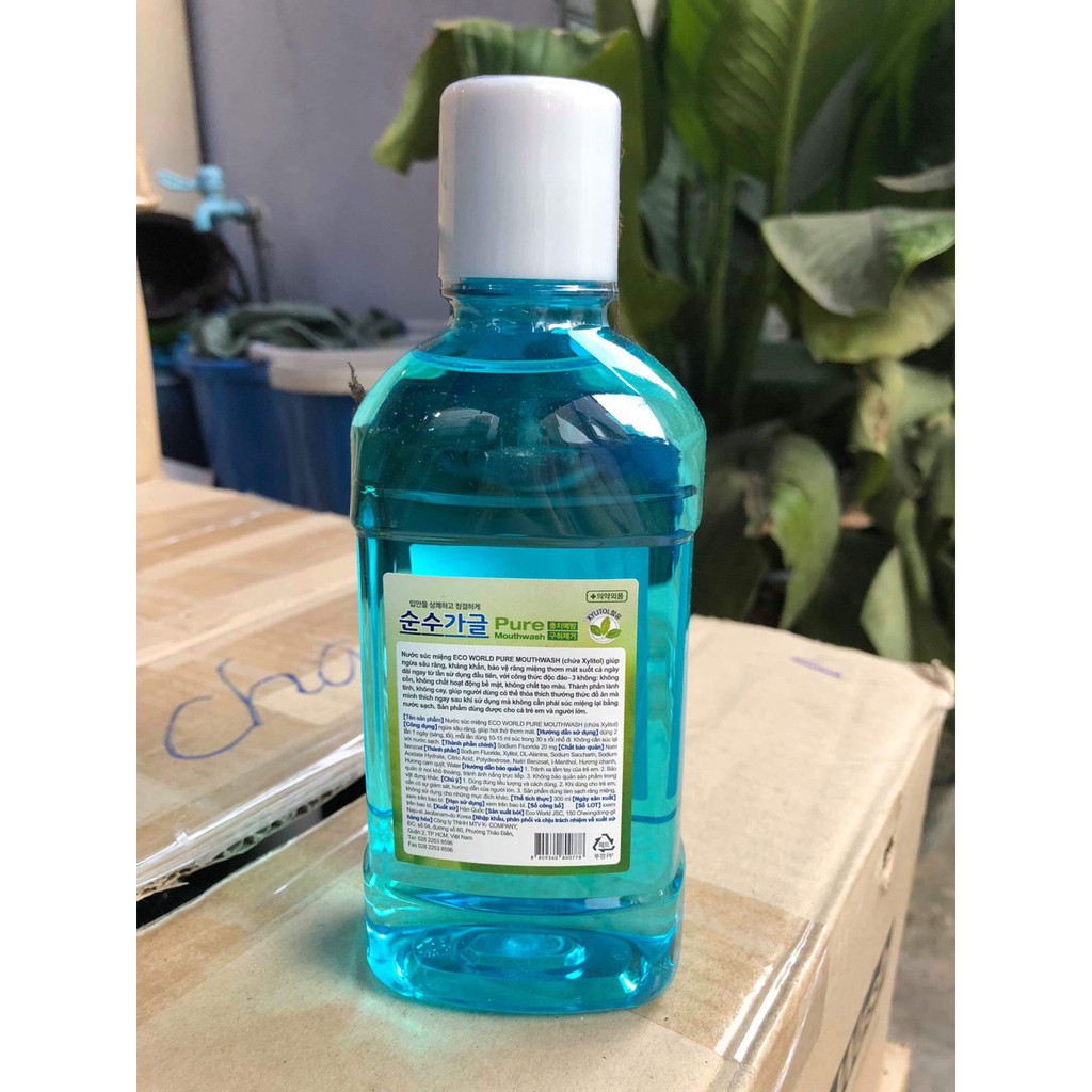 Nước súc miệng ECO WORLD PURE MOUTHWASH 300ML