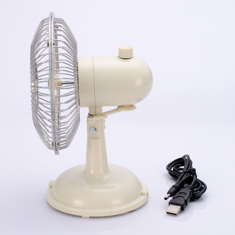 Quạt USB/AA 2 Trong 1 Phong Cách Retro Dành Cho Nam Và Nữ