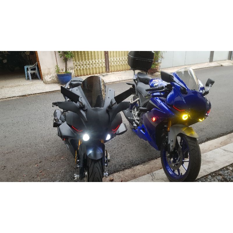 Full bộ đầu đèn R1m cho R15v3 2021