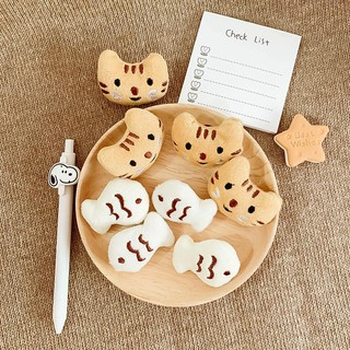 Gim cài áo,ghim cài balo hình cá,mèo bông xinh xắn