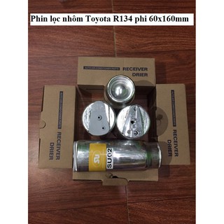 Phin lọc nhôm của dòng xe toyota r134 phi 60x160mm