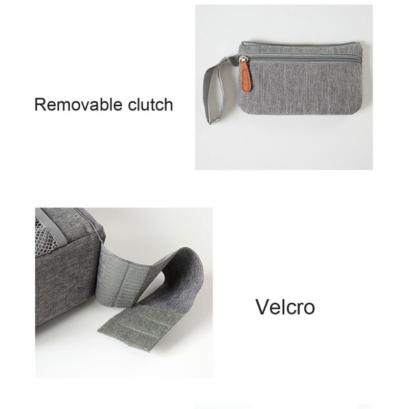 Haha Túi Đựng Đồ Gắn Xe Đẩy Em Bé Thiết Kế Nhỏ Gọn Phù Hợp Với Hầu Hết