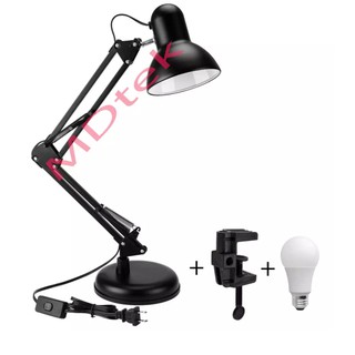 Đèn bàn học tập, làm việc, có chân kẹp bàn pixar al812 + tặng 1 bóng led 7w