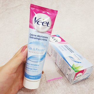 Kem tẩy lông Veet 100ml - Nhập khẩu Pháp | Tẩy lông vùng kín